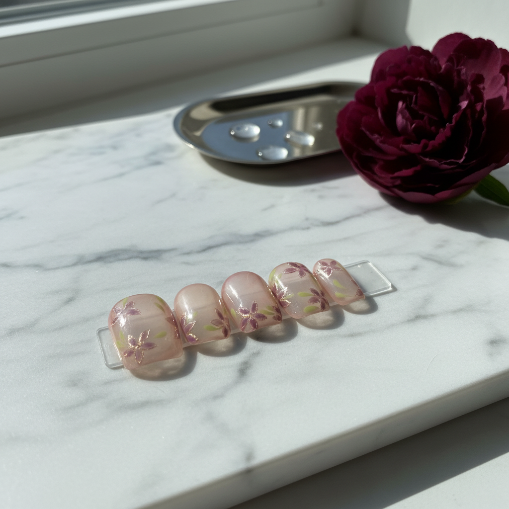 Botanical Floral Press-On Nails