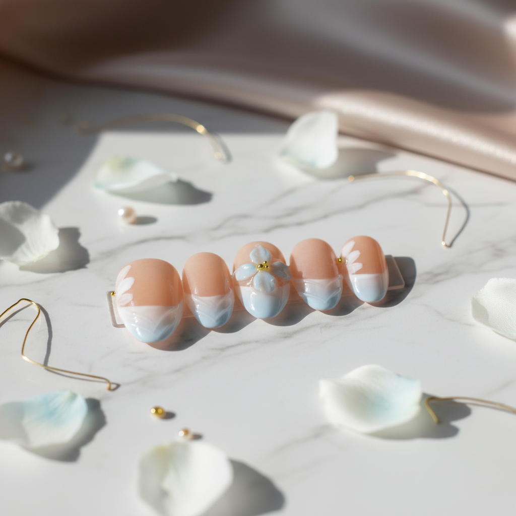 Luxe Floral Press-On Nails