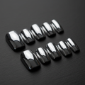 Mirror Chrome Silver Press-On Nails