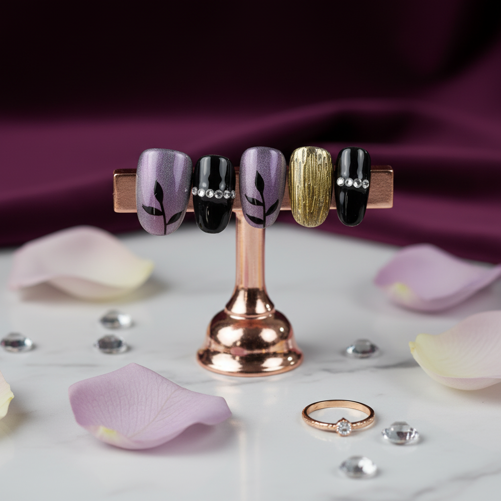 PON press-on nails elegant product image